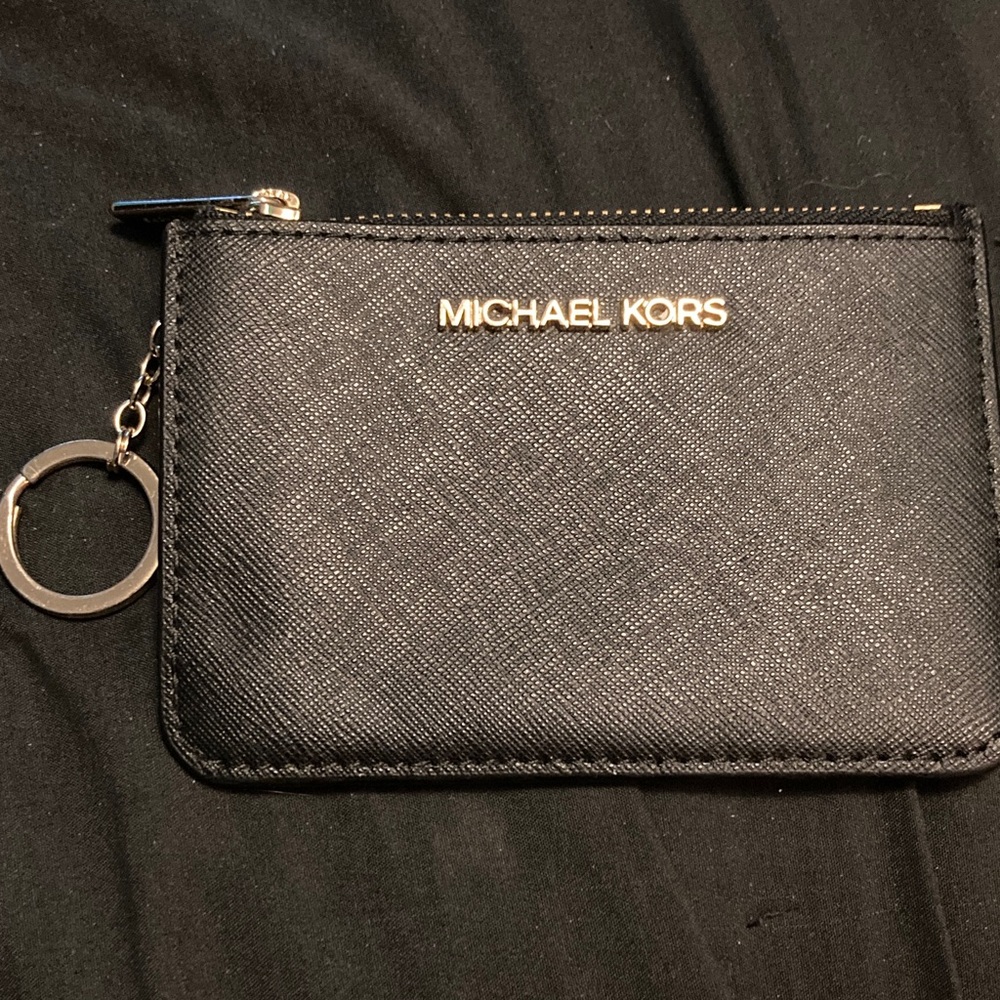 Michael Kors Black Zip Pouch
